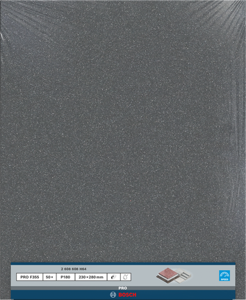 Rodillo de lijado Bosch PRO C355 230x280 mm Hoja G180.